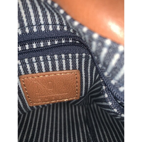 Joy Susan Jackie Large Flap Sueded Medium Crossbody Handbag (Whiskey) - Picture 5 of 7